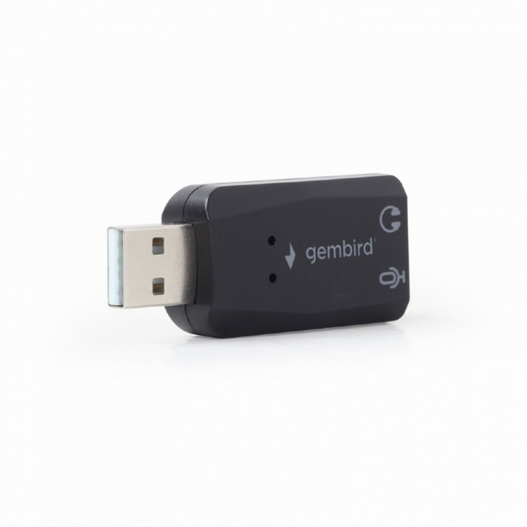 Placa de sunet usb virtus plus, gembird sc-usb2.0-01